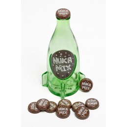 FALLOUT NUKA MIX BOTTLE AND CAPS REPLICA DEVPLUS