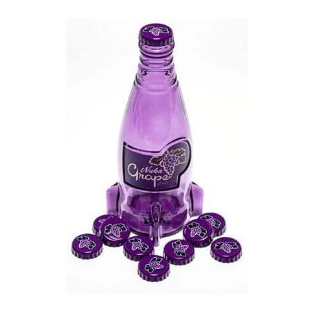 FALLOUT NUKA COLA GRAPE BOTTLE AND CAPS REPLICA