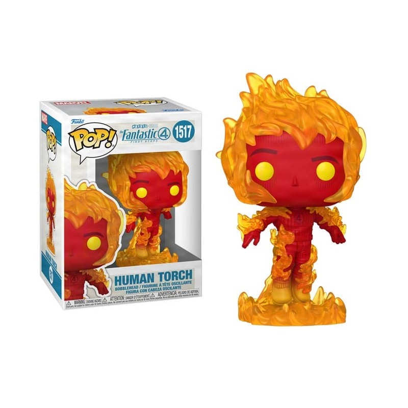 FUNKO POP! FANTASTICI QUATTRO HUMAN TORCH BOBBLE HEAD FIGURE FUNKO FUNKO POP! FANTASTICI QUATTRO HUMAN TORCH BOBBLE HEAD FIGURE FUNKO