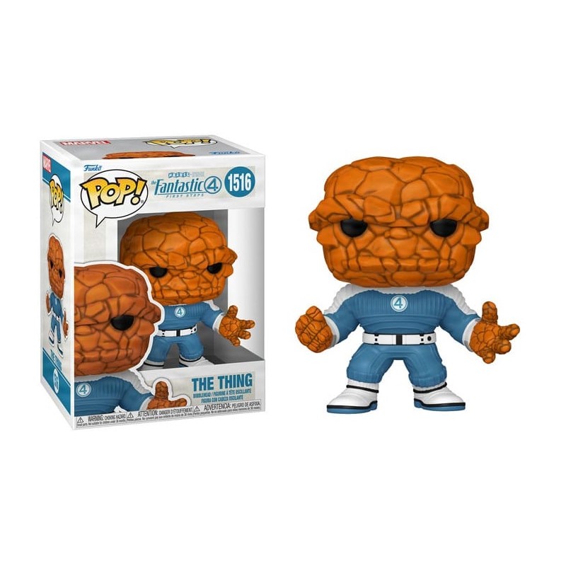 FUNKO POP! FANTASTICI QUATTRO THE THING BOBBLE HEAD FIGURE FUNKO FUNKO POP! FANTASTICI QUATTRO THE THING BOBBLE HEAD FIGURE FUNKO