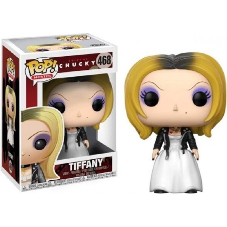 FUNKO POP! BRIDE OF CHUCKY TIFFANY 468 BOBBLE HEAD KNOCKER FIGURE