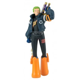 BANPRESTO ONE PIECE THE SHUKKO RORONOA ZORO EGGHEAD VER. STATUE FIGURE