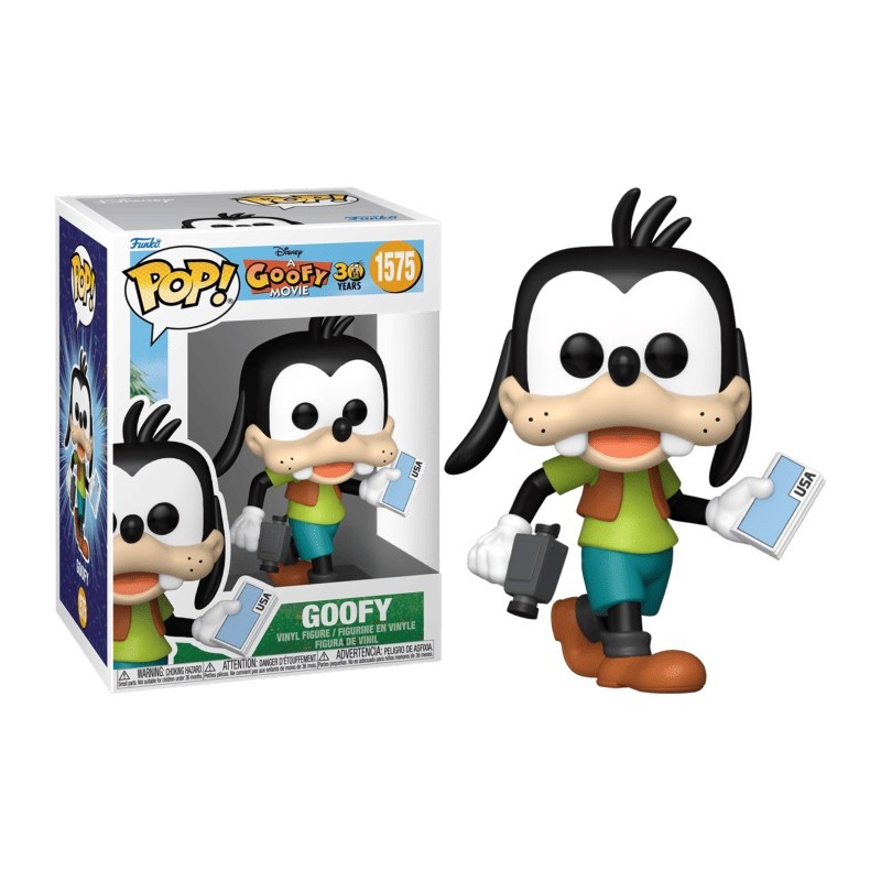 FUNKO FUNKO POP! DISNEY A GOOFY MOVIE 30 YEARS GOOFY BOBBLE HEAD FIGURE FUNKO FUNKO POP! DISNEY A GOOFY MOVIE 30 YEARS GOOFY BOBBLE HEAD FIGURE
