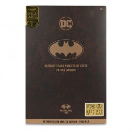 MC FARLANE DC MULTIVERSE BATMAN DARK KNIGHTS OF STEEL PATINA EDITION PVC ACTION FIGURE