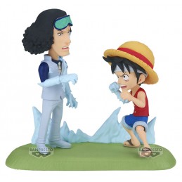 BANPRESTO ONE PIECE WCF LOG STORIES LUFFY VS KUZAN STATUE FIGURE