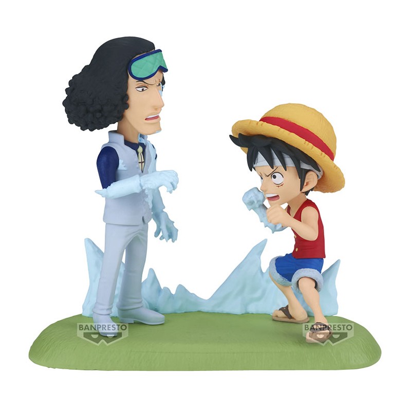 ONE PIECE WCF LOG STORIES LUFFY VS KUZAN STATUA FIGURE BANPRESTO ONE PIECE WCF LOG STORIES LUFFY VS KUZAN STATUA FIGURE BANPRESTO