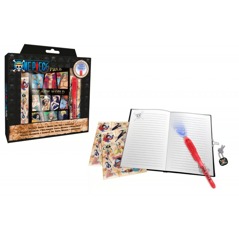 ONE PIECE THE NEW WORLD AGENDA TACCUINO CON PENNA MAGICA KIDS LICENSING ONE PIECE THE NEW WORLD AGENDA TACCUINO CON PENNA MAGICA KIDS LICENSING