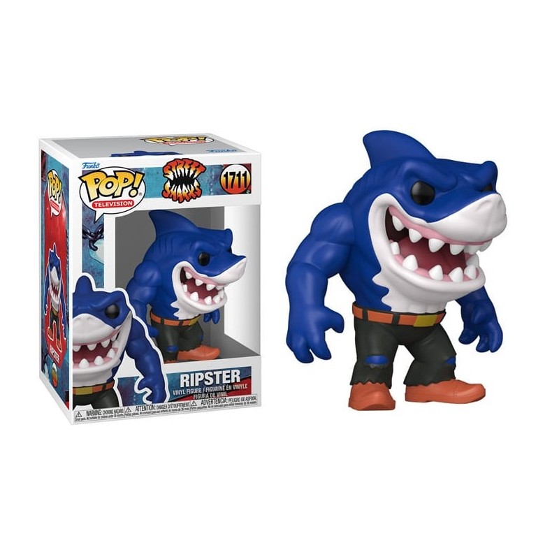 FUNKO POP! STREET SHARKS RIPSTER BOBBLE HEAD FIGURE FUNKO FUNKO POP! STREET SHARKS RIPSTER BOBBLE HEAD FIGURE FUNKO