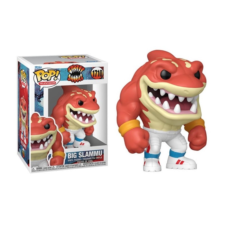 FUNKO POP! STREET SHARKS BIG SLAMMU BOBBLE HEAD FIGURE FUNKO FUNKO POP! STREET SHARKS BIG SLAMMU BOBBLE HEAD FIGURE FUNKO