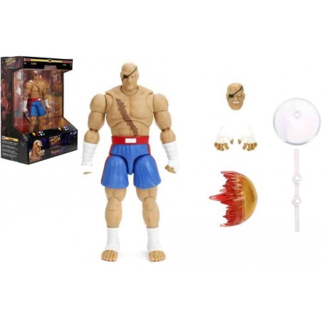 ULTRA STREET FIGHTER II SAGAT PVC DELUXE ACTION FIGURE