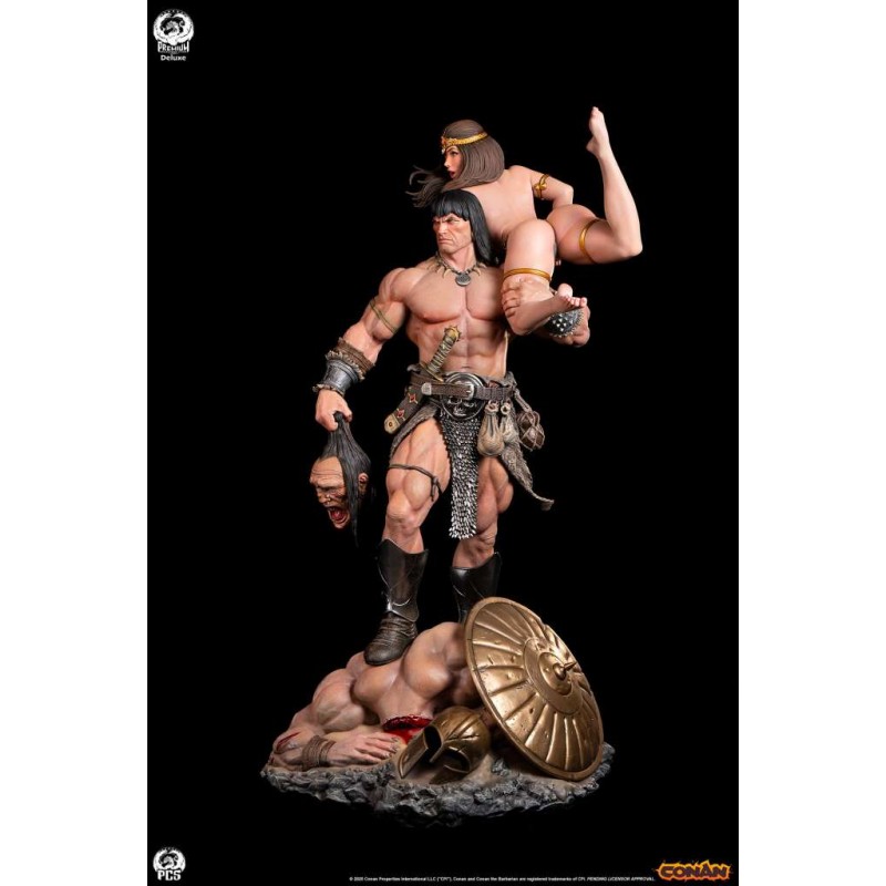 CONAN 1:4 SCALE DELUXE STATUA IN RESINA FIGURE PCS PREMIUM COLLECTIBLES STUDIOS CONAN 1:4 SCALE DELUXE STATUA IN RESINA FIGURE PCS PREMIUM COLLECTIBLES STUDIOS