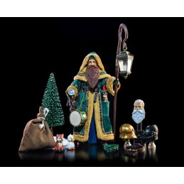 FIGURA OBSCURA FATHER CHRISTMAS GREEN ROBES ACTION FIGURE FOUR HORSEMEN TOYS