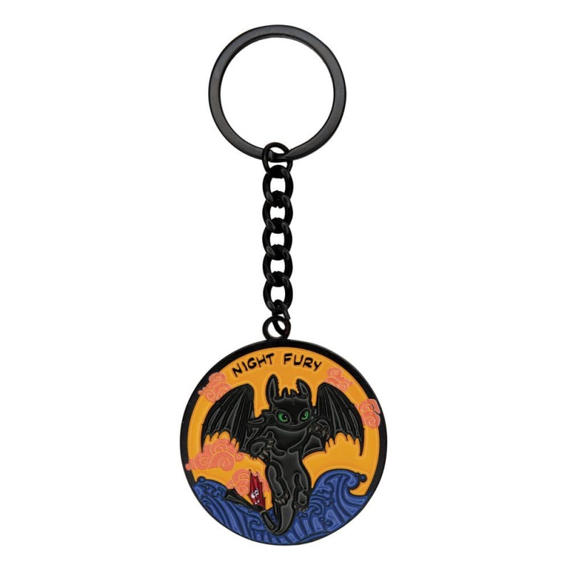FANATTIK HOW TO TRAIN YOUR DRAGON NIGHT FURY METAL KEYCHAIN FANATTIK HOW TO TRAIN YOUR DRAGON NIGHT FURY METAL KEYCHAIN