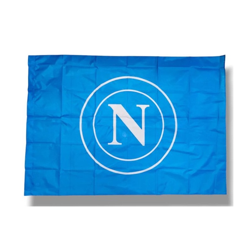 NAPOLI LOGO BANDIERA REPLICA 100 X 140CM NAPOLI LOGO BANDIERA REPLICA 100 X 140CM
