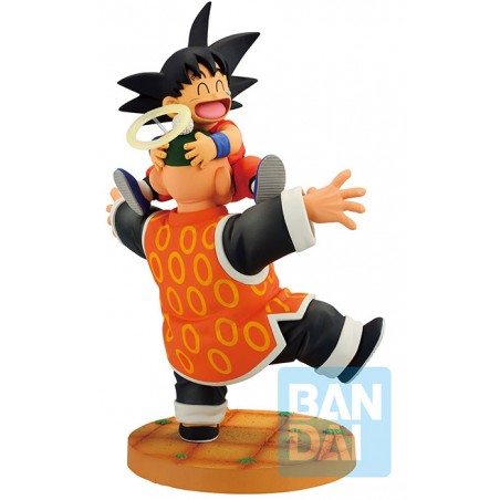 DRAGON BALL SON GOKU & GRANDPA ICHIBANSHO STATUA FIGURE