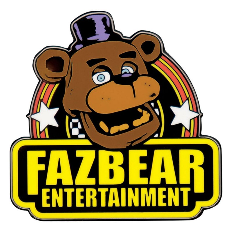 FIVE NIGHTS AT FREDDY'S FAZBEAR ENTERTAINMENT PIN BADGE LIMITED EDITION SPILLA FANATTIK FIVE NIGHTS AT FREDDY'S FAZBEAR ENTERTAINMENT PIN BADGE LIMITED EDITION SPILLA FANATTIK