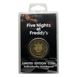 FIVE NIGHTS AT FREDDY'S FAZ TOKEN COLLECTIBLE COIN LIMITED EDITION MONETA DA COLLEZIONE FANATTIK