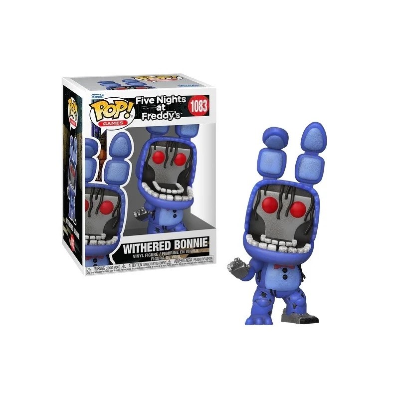FUNKO POP! FIVE NIGHTS AT FREDDY'S WITHERED BONNIE BOBBLE HEAD KNOCKER FIGURE FUNKO FUNKO POP! FIVE NIGHTS AT FREDDY'S WITHERED BONNIE BOBBLE HEAD KNOCKER FIGURE FUNKO