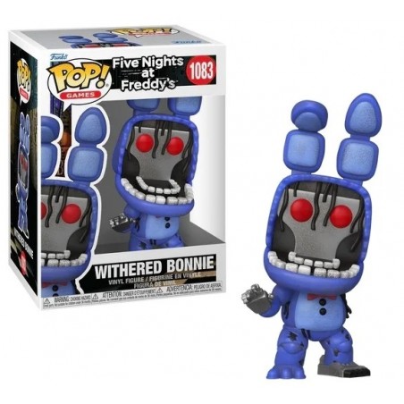 FUNKO POP! FIVE NIGHTS AT FREDDY'S WITHERED BONNIE BOBBLE HEAD KNOCKER FIGURE