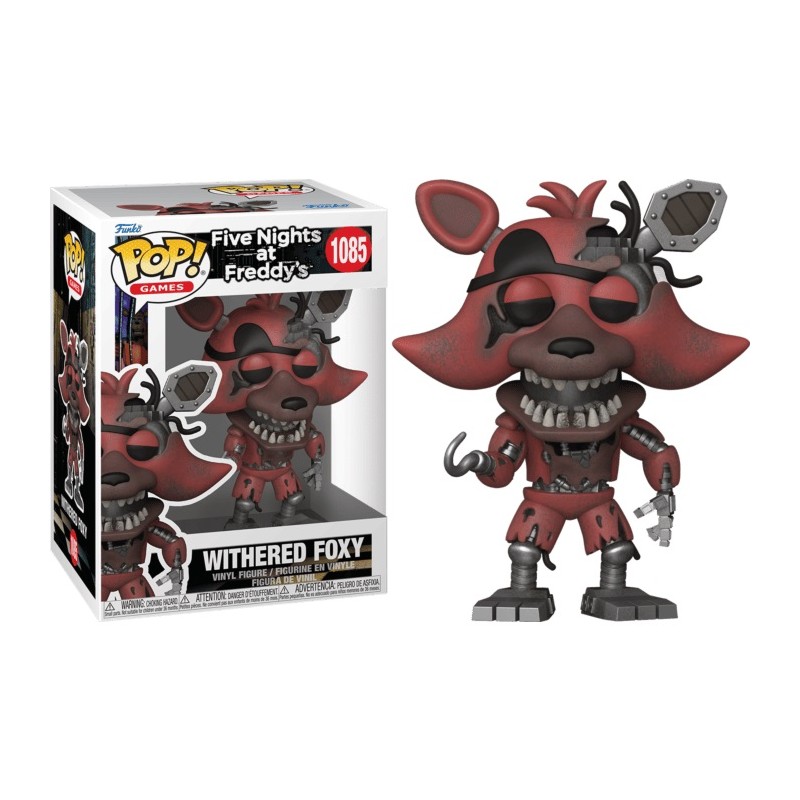 FUNKO FUNKO POP! FIVE NIGHTS AT FREDDY'S WITHERED FOXY BOBBLE HEAD KNOCKER FIGURE FUNKO FUNKO POP! FIVE NIGHTS AT FREDDY'S WITHERED FOXY BOBBLE HEAD KNOCKER FIGURE