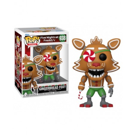 FUNKO POP! FIVE NIGHTS AT FREDDY'S GINGERBREAD FOXY BOBBLE HEAD KNOCKER FIGURE