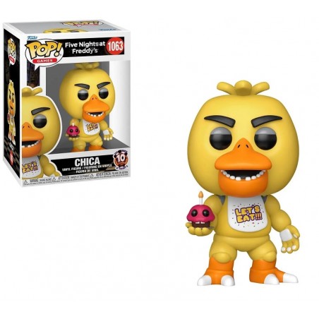 FUNKO POP! FIVE NIGHTS AT FREDDY'S CHICA 10 YEARS BOBBLE HEAD KNOCKER FIGURE