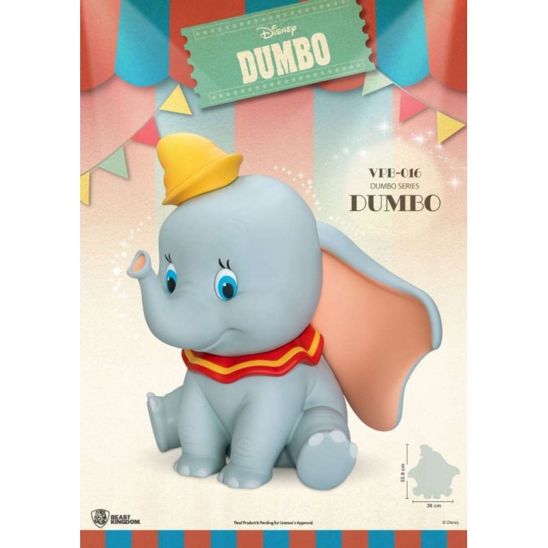 BEAST KINGDOM DISNEY DUMBO PVC FIGURAL MONEY BANK BEAST KINGDOM DISNEY DUMBO PVC FIGURAL MONEY BANK