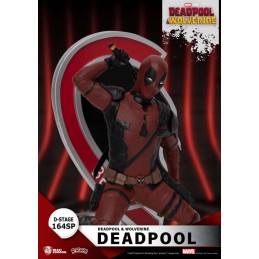 BEAST KINGDOM D-STAGE DEADPOOL & WOLVERINE DEADPOOL + HEADPOOL DIORAMA STATUE
