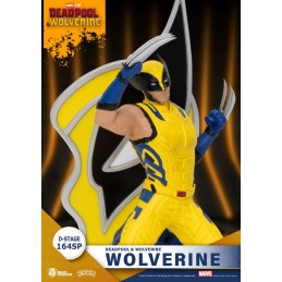 BEAST KINGDOM D-STAGE DEADPOOL & WOLVERINE BATTLE READY WOLVERINE DIORAMA STATUE