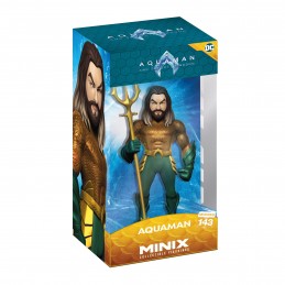 NOBLE COLLECTIONS DC AQUAMAN AND THE LOST KINGDOM AQUAMAN MINIX COLLECTIBLE FIGURINE
