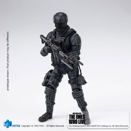 THE WALKING DEAD THE ONE WHO LIVE EXQUISITE CRM SOLDIER ACTION FIGURE HIYA TOYS