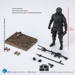 THE WALKING DEAD THE ONE WHO LIVE EXQUISITE CRM SOLDIER ACTION FIGURE HIYA TOYS