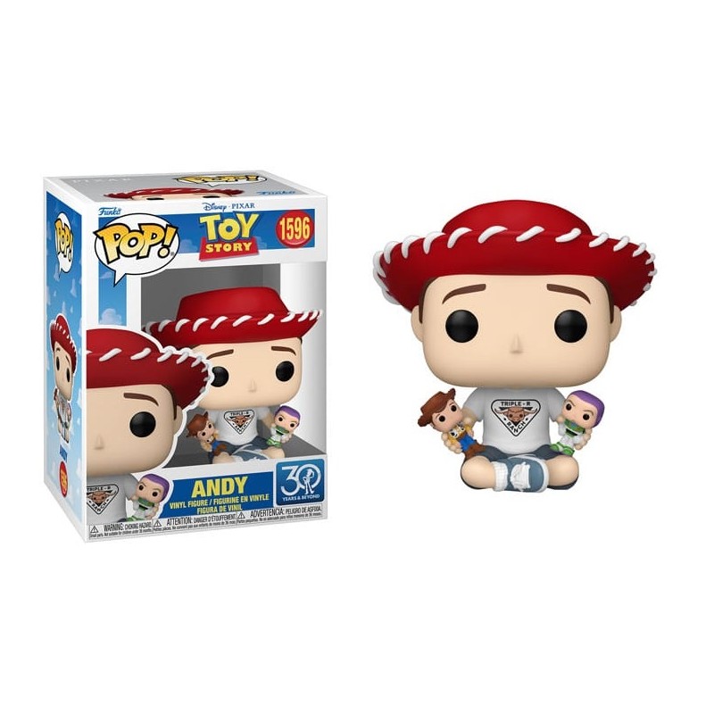 FUNKO POP! TOY STORY ANDY BOBBLE HEAD FIGURE FUNKO FUNKO POP! TOY STORY ANDY BOBBLE HEAD FIGURE FUNKO