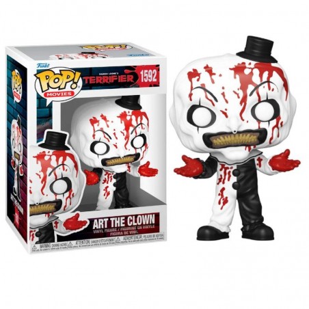 TERRIFIER ART THE CLOWN BLOODY BOBBLE HEAD FIGURE