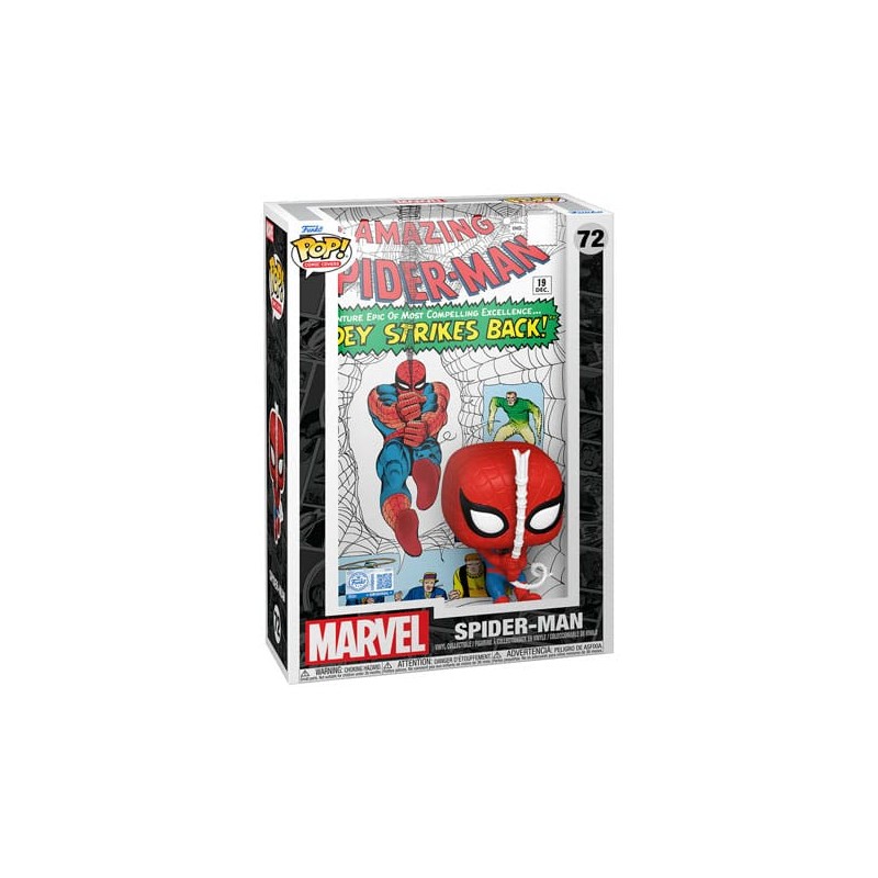 FUNKO POP! COMICS COVER SPIDER-MAN BOBBLE HEAD FIGURE FUNKO FUNKO POP! COMICS COVER SPIDER-MAN BOBBLE HEAD FIGURE FUNKO