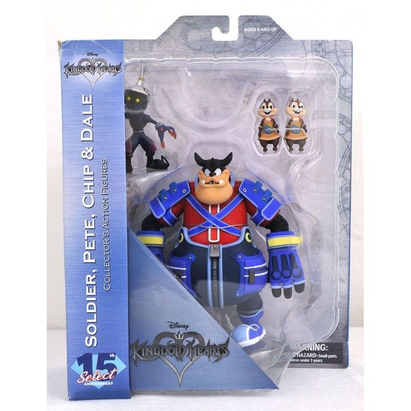 DIAMOND SELECT KINGDOM HEARTS - SOLDIER, PETE, CHIP AND DALE ACTION FIGURE