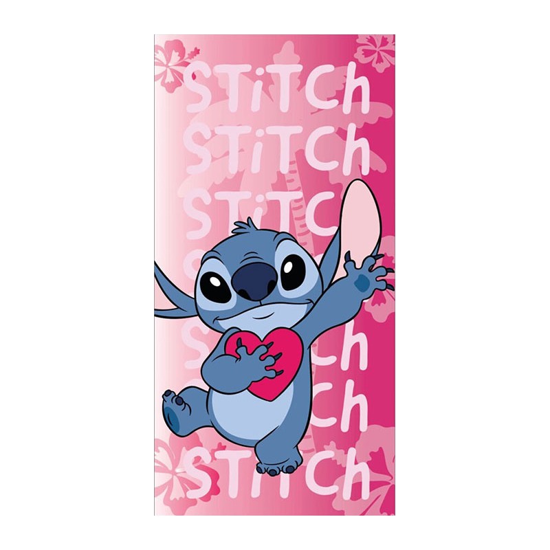 DISNEY STITCH HEART TELO ASCIUGAMANO 140X70CM AYMAX DISNEY STITCH HEART TELO ASCIUGAMANO 140X70CM AYMAX
