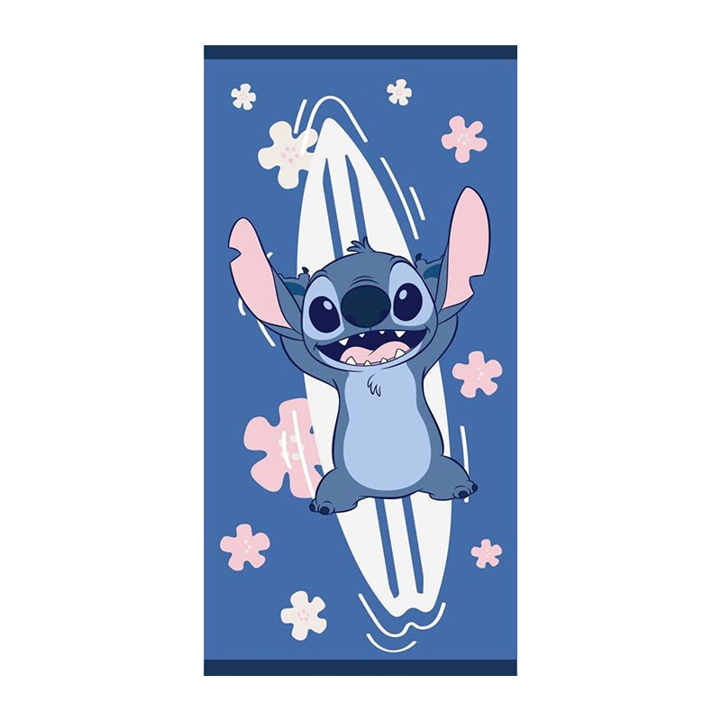 AYMAX DISNEY STITCH SURF BEACH BATH TOWEL 140X70CM AYMAX DISNEY STITCH SURF BEACH BATH TOWEL 140X70CM