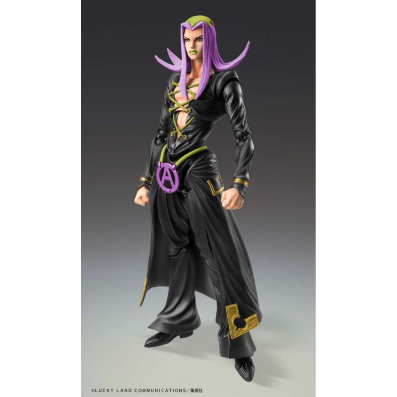 MEDICOS ENTERTAINMENT JOJO BIZARRE ADVENTURE LEONE ABBACCHIO BLACK VERSION CHOZOKADO PVC ACTION FIGURE MEDICOS ENTERTAINMENT JOJO BIZARRE ADVENTURE LEONE ABBACCHIO BLACK VERSION CHOZOKADO PVC ACTION FIGURE