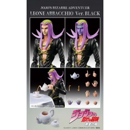 MEDICOS ENTERTAINMENT JOJO BIZARRE ADVENTURE LEONE ABBACCHIO BLACK VERSION CHOZOKADO PVC ACTION FIGURE