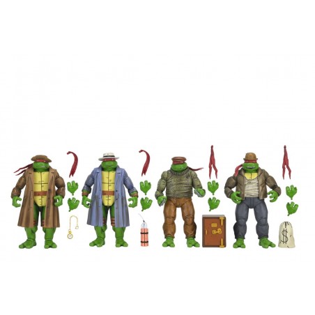 TEENAGE MUTANT NINJA TURTLES MIRAGE COMICS GANGSTER TURTLES 4-PACK PVC ACTION FIGURES