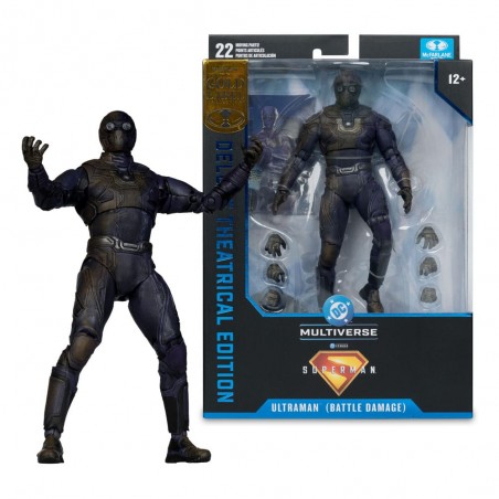 DC MULTIVERSE SUPERMAN MOVIE 2025 ULTRAMAN BATTLE DAMAGE DELUXE GOLD LABEL ACTION FIGURE