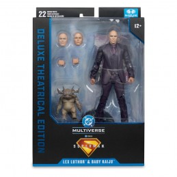 DC MULTIVERSE SUPERMAN MOVIE 2025 LEX LUTHOR AND BABY KAIJU DELUXE ACTION FIGURE MC FARLANE