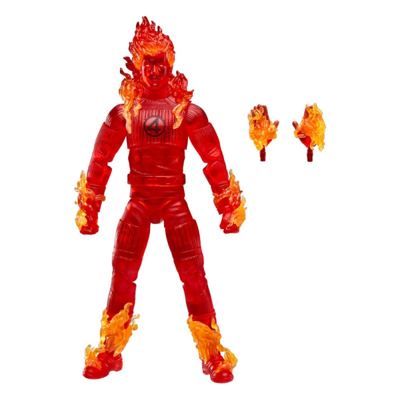 MARVEL LEGENDS THE FANTASTIC FOUR HUMAN TORCH ACTION FIGURE HASBRO MARVEL LEGENDS THE FANTASTIC FOUR HUMAN TORCH ACTION FIGURE HASBRO