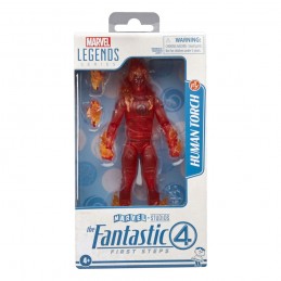 MARVEL LEGENDS THE FANTASTIC FOUR HUMAN TORCH ACTION FIGURE HASBRO