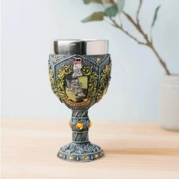 HARRY POTTER TASSOROSSO HUFFLEPUFF LOGO GOBLET RESINA CALICE ENESCO