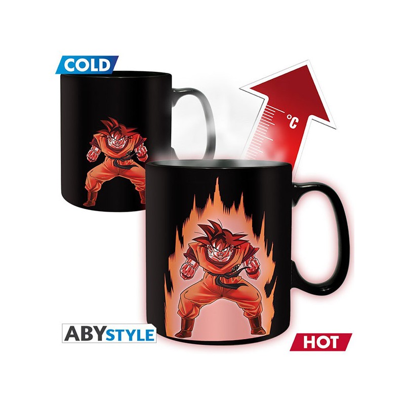 ABYSTYLE DRAGON BALL Z GOKU SHENRON HEATCHANGE MAGIC MUG