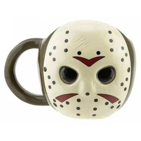FRIDAY THE 13TH 3D MUG JASON MASK TAZZA IN CERAMICA
