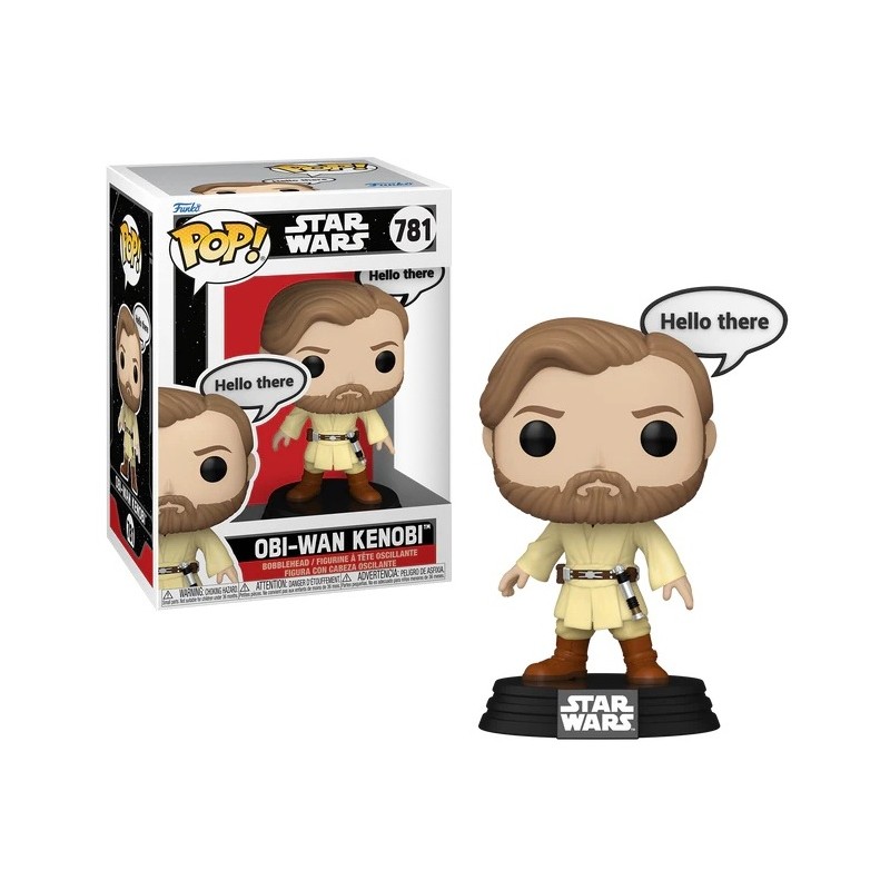 FUNKO POP! STAR WARS 781 OBI-WAN KENOBI BOBBLE HEAD FIGURE FUNKO FUNKO POP! STAR WARS 781 OBI-WAN KENOBI BOBBLE HEAD FIGURE FUNKO