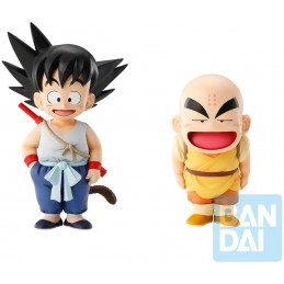 DRAGON BALL GOKU & KRILLIN ICHIBANSHO STATUA FIGURE BANDAI